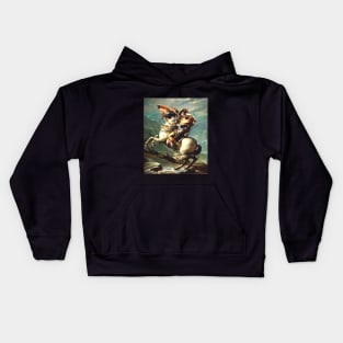 Napoleon Crossing The Alps Kids Hoodie